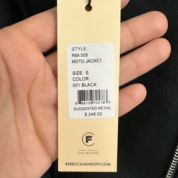 Rebecca Minkoff Faux leather Moto Jacket - Picture 9 of 9